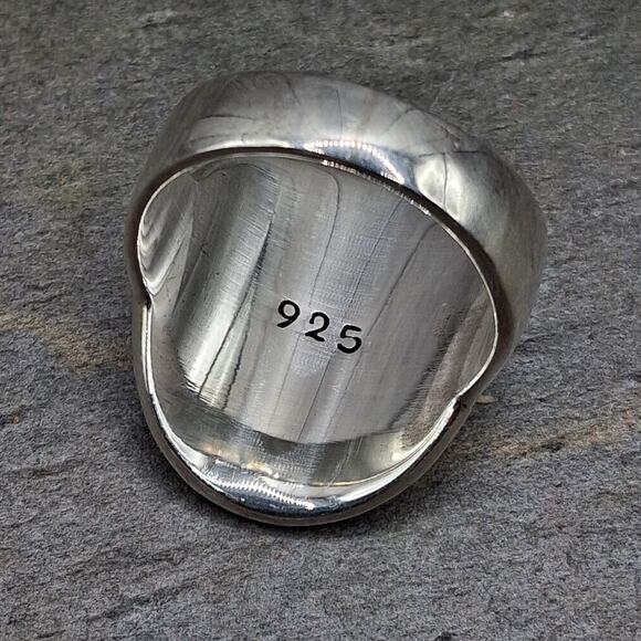 The Tassie: Diamond Horse-Shoe Ring, Sterling Silver Women Sterling Silver Men\'s Horseshoe Ring Size 10 Vintage Cowboy Western Style